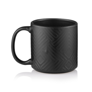 Mug ARDESTO Francesca, 360ml, ceramics, black