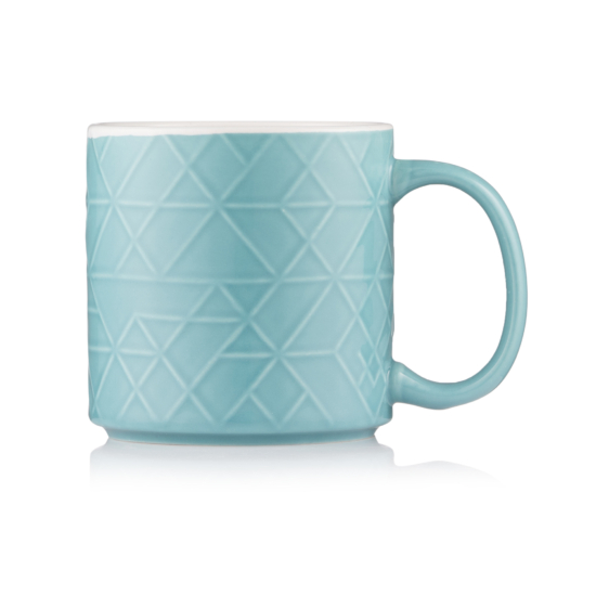 Mug ARDESTO Francesca, 360ml, ceramics, light blue