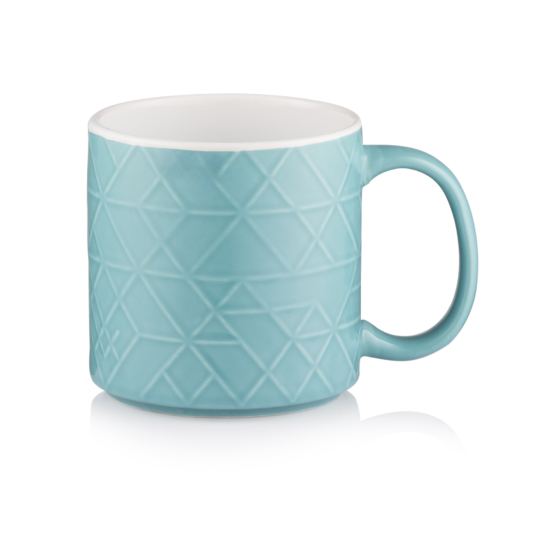 Mug ARDESTO Francesca, 360ml, ceramics, light blue