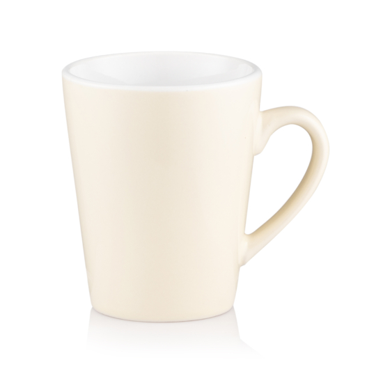Mug ARDESTO Mario, 240ml, ceramics, beige, white