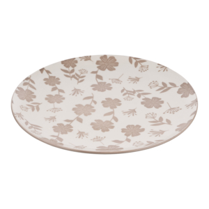 Dinner plate ARDESTO Ravenna, 26.8cm, porcelain, white-beige
