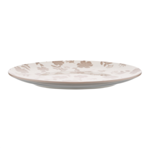 Dinner plate ARDESTO Ravenna, 26.8cm, porcelain, white-beige