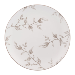 Dinner plate ARDESTO Asti, 26.9cm, ceramic, white-beige