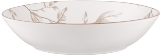 Soup plate ARDESTO Asti 790ml, 20.2cm, ceramic, white-beige