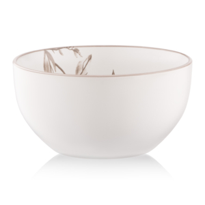 Bowl ARDESTO Asti, 670ml, 14.2cm, ceramic, white-beige