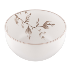 Bowl ARDESTO Asti, 670ml, 14.2cm, ceramic, white-beige