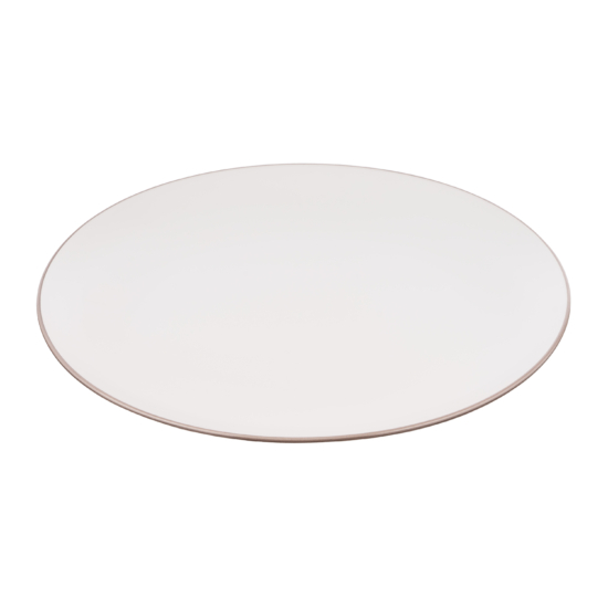 Dinner plate ARDESTO Asti, 26.9cm, ceramic, white