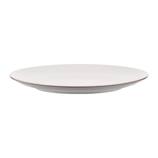 Dinner plate ARDESTO Asti, 26.9cm, ceramic, white