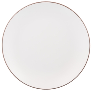 Dinner plate ARDESTO Asti, 26.9cm, ceramic, white