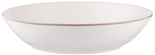 Soup plate ARDESTO Asti 790ml, 20.2cm, ceramic, white