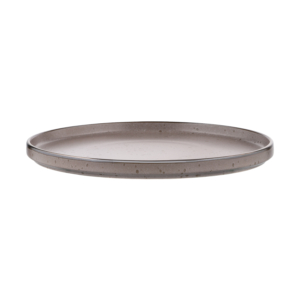 Dinner plate ARDESTO Fasano, 26cm, ceramic, gray-brown