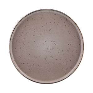 Dinner plate ARDESTO Fasano, 26cm, ceramic, gray-brown