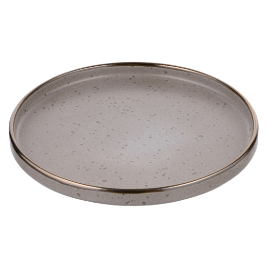 Dessert plate ARDESTO Fasano, 19.6cm, ceramic, gray-brown