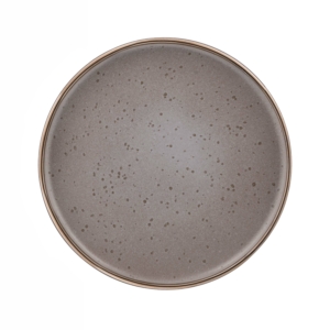 Тарелка десертная ARDESTO Fasano, 19.6см, керамика, серо-коричневый