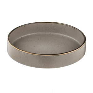 Soup plate ARDESTO Fasano 850мл, 20cm, ceramic, gray-brown