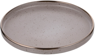 Dessert plate ARDESTO Fasano, 19.6cm, ceramic, gray-brown