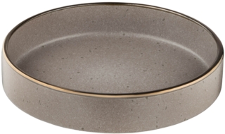Soup plate ARDESTO Fasano 850мл, 20cm, ceramic, gray-brown