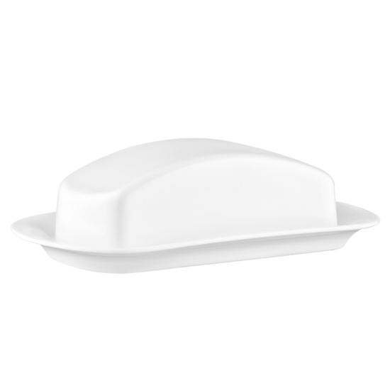 Масленка ARDESTO, 20.3х12.7х6.4см, фарфор, белый