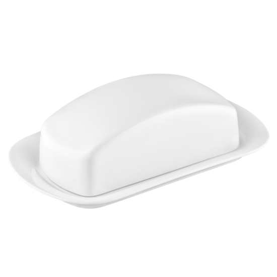 Масленка ARDESTO, 20.3х12.7х6.4см, фарфор, белый