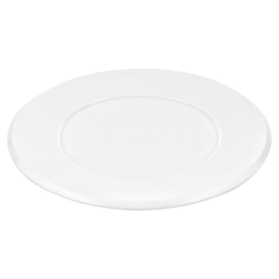 Dinner plate ARDESTO Ancona, 26cm, porcelain, white