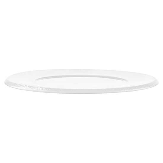Dinner plate ARDESTO Ancona, 26cm, porcelain, white