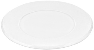 Dinner plate ARDESTO Ancona, 26cm, porcelain, white
