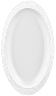 Plate ARDESTO Ancona, 27.2х15.7х2.5cm, porcelain, oval, white
