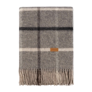 Плед ARDESTO Leonardo Alpina, 140×200см, 100% вовна, сірий