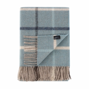 Blanket ARDESTO Leonardo Alpina  140×200 cm, 100% wool, blue