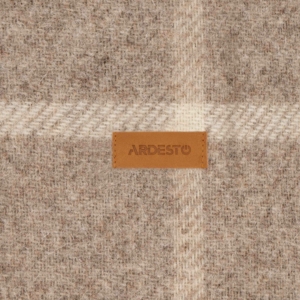 Плед ARDESTO Leonardo Alpina, 140×200 см, 100% шерсть, бежевый