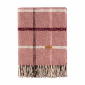 Плед ARDESTO Leonardo Alpina, 140×200 см, 100% шерсть, розовый