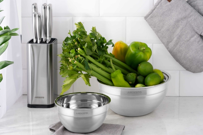 Миска ARDESTO Gemini, 28см, 5л, нержавеющая сталь