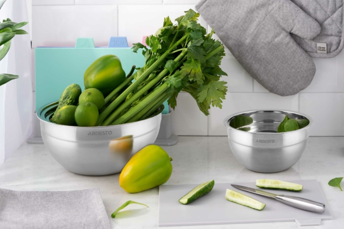 Миска ARDESTO Gemini, 28см, 5л, нержавеющая сталь