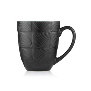 Mug ARDESTO Dafne, 380ml, ceramic, black
