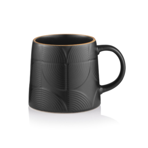 Mug ARDESTO Dafne, 420ml, ceramic, black