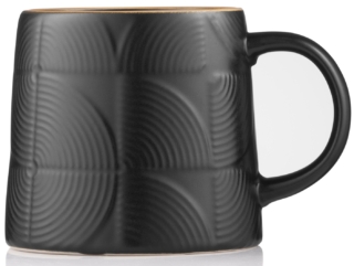 Mug ARDESTO Dafne, 420ml, ceramic, black