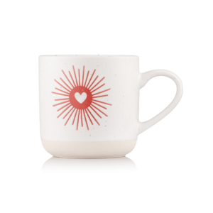 Чашка ARDESTO Heart, 350мл, керамика, белый