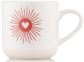 Mug ARDESTO Heart, 350ml, ceramic, white