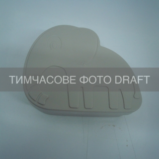 Lunch box ARDESTO Fresh Elephant 1l, plastic, grey