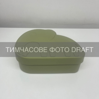 Lunch box ARDESTO Fresh Elephant 1l, plastic, green