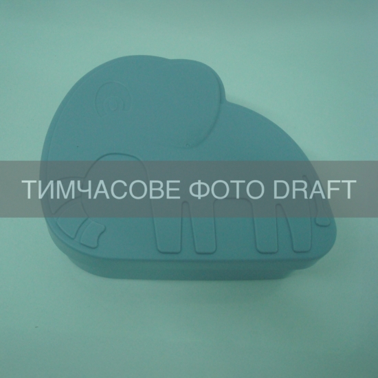 Ланч-бокс ARDESTO Fresh Elephant 1л, пластик, голубой