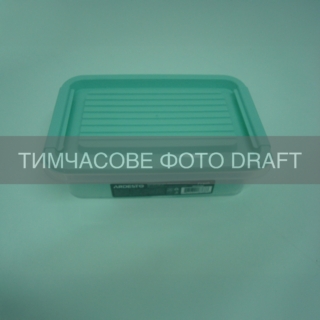 Fresh food storage container ARDESTO 0.52l, plastic, rectangular, blue