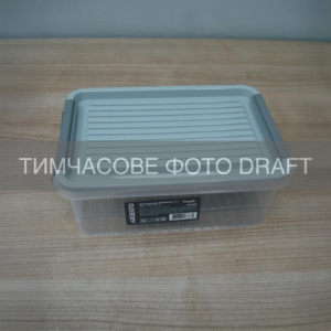 Fresh food storage container ARDESTO 2.8l, plastic, rectangular, grey