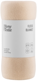 Плед ARDESTO Fleece 130×160см, 100% полиэстер, бежевый