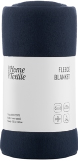 Плед ARDESTO Fleece 130×160см, 100% полиэстер, синий темный