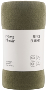 Плед ARDESTO Fleece 130×160см, 100% полиэстер, зеленый