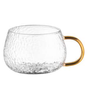 Set of cups ARDESTO Dew 350ml, 4pcs, borosilicate glass, transparent