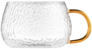 Набір чашок ARDESTO Dew 350мл, 4шт, боросилікатне скло, прозорий