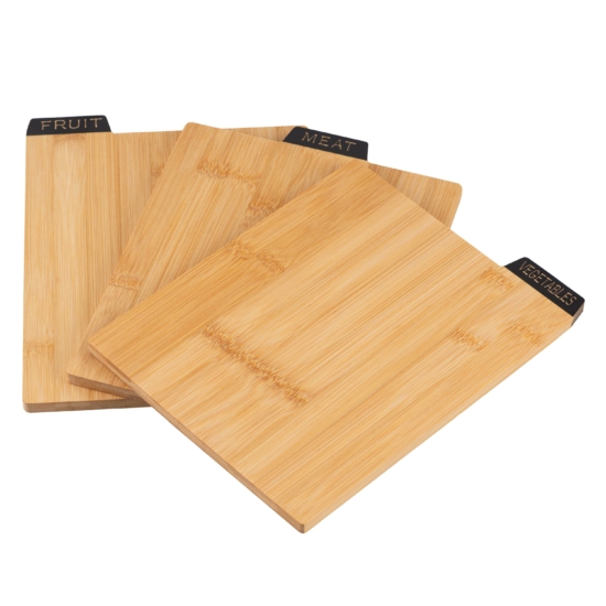 Cutting board set with stand ARDESTO Midori, 3pcs, 23.5х7.5х27cm, bamboo, metal