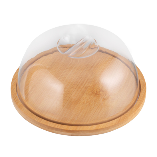 Plate with lid ARDESTO Midori, 18.5x1x7.8cm, bamboo, plastic